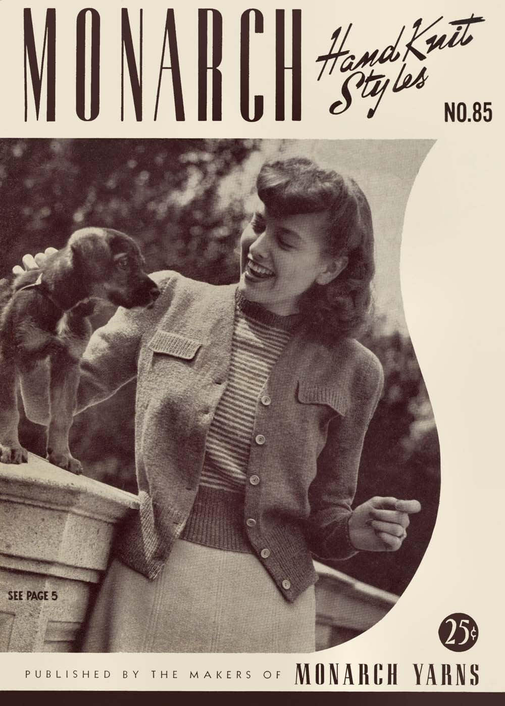 Hand Knit Styles Vintage Knitting Patterns Book