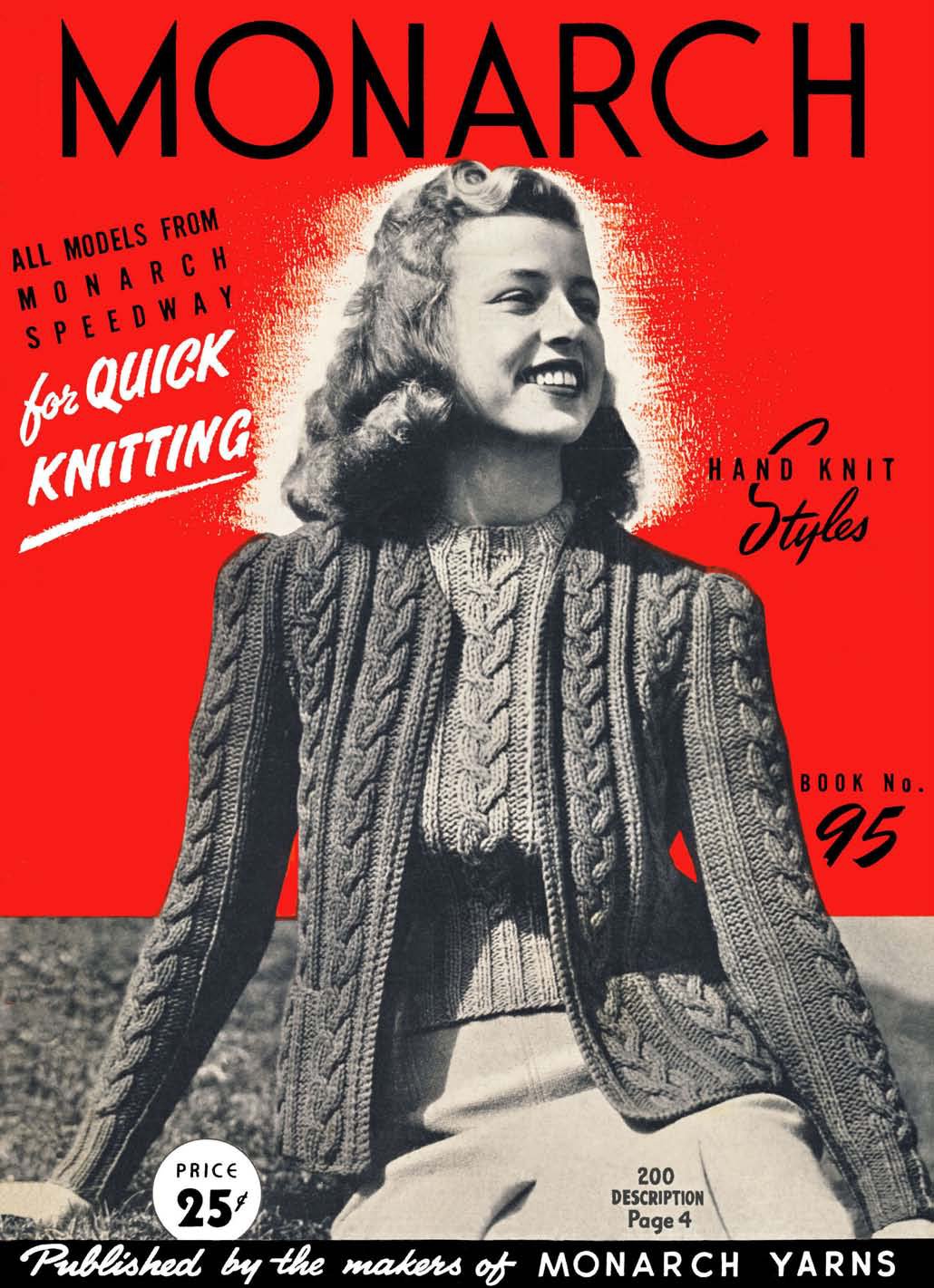 Hand Knit Styles Vintage Knitting Patterns Book