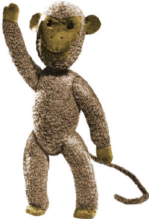 Monkey Stuffed Toy Knitting Pattern