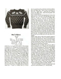 Moose Sweaters Knitting Pattern 34 & 38
