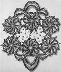 Gown Motifs Brooch Antique Crochet Pattern