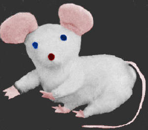 Fur Mouse Stuffed Toy Sewing Pattern
