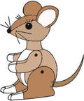 Felt Mouse Stuffed Toy Sewing Pattern