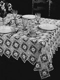 New Angles Motif Tablecloth Crochet Pattern