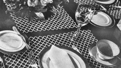 Open Mesh Place Mat Crochet Pattern