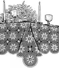 Open Star Medallion Tablecloth Crochet Pattern