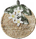 Orange Blossom Trivet or Pot Holder Crochet Pattern