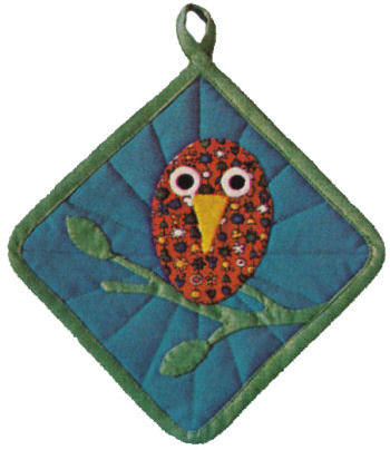 Owl Trivet or Pot Holder Sewing Pattern