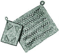Dish Cloth & Pot Holder Set Knitting Pattern