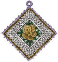 Pansy Trivet or Pot Holder Crochet Pattern
