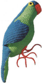 Parrot Stuffed Toy Crochet Pattern