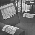 Greek Parthenon Chair Set Filet Crochet Pattern