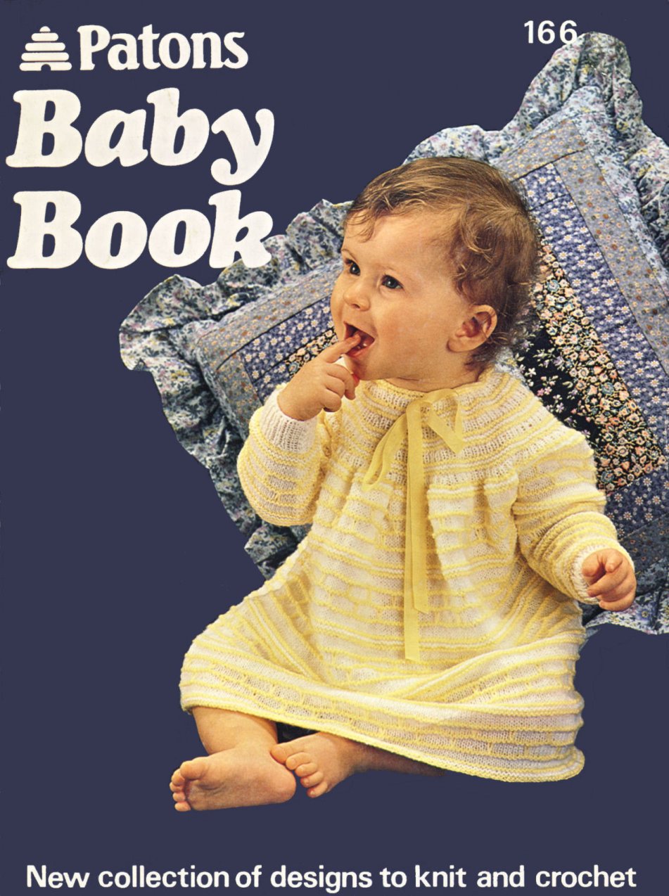 Baby Book Vintage Knitting Crochet Patterns