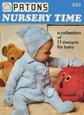 Nursery Time Vintage Knitting Crochet Patterns Book