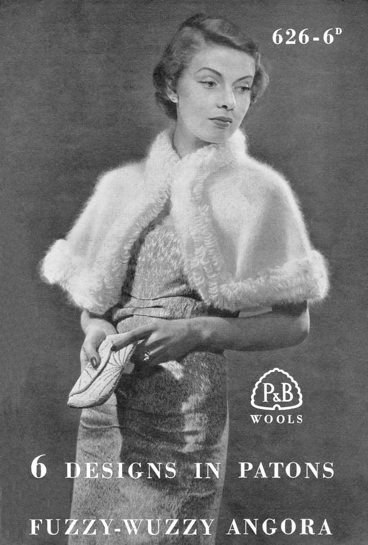 Angora Fashions Vintage Knitting Patterns Book