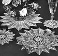 Peacock Tails Doily Table Setting Crochet Pattern