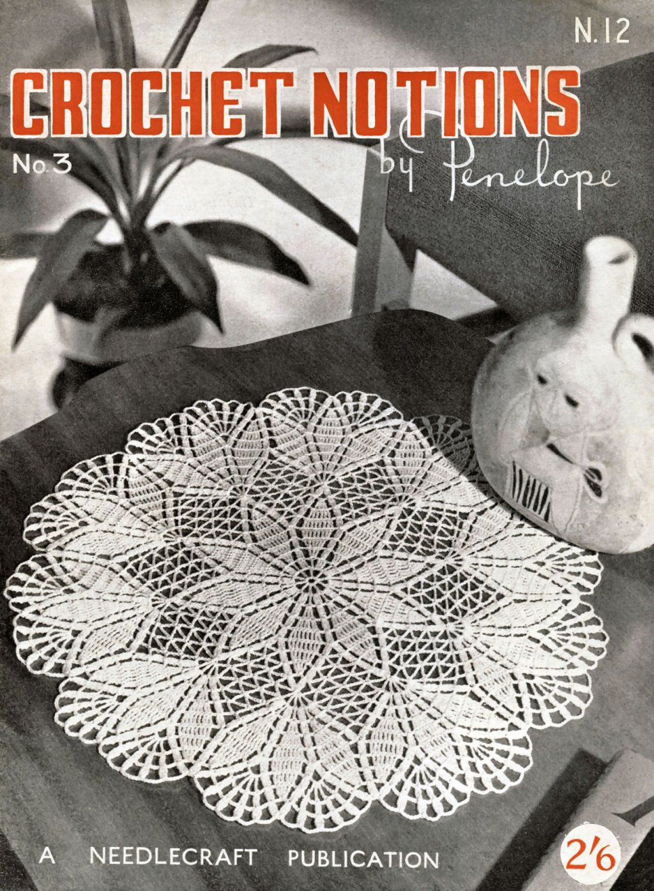 Crochet Notions No. 12 Vintage Patterns Book