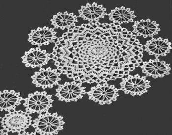 Petal Doily Table Setting Crochet Pattern