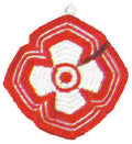 Petal Trivet or Pot Holder Crochet Pattern
