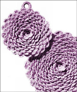 Petal Trivet or Pot Holder Crochet Pattern