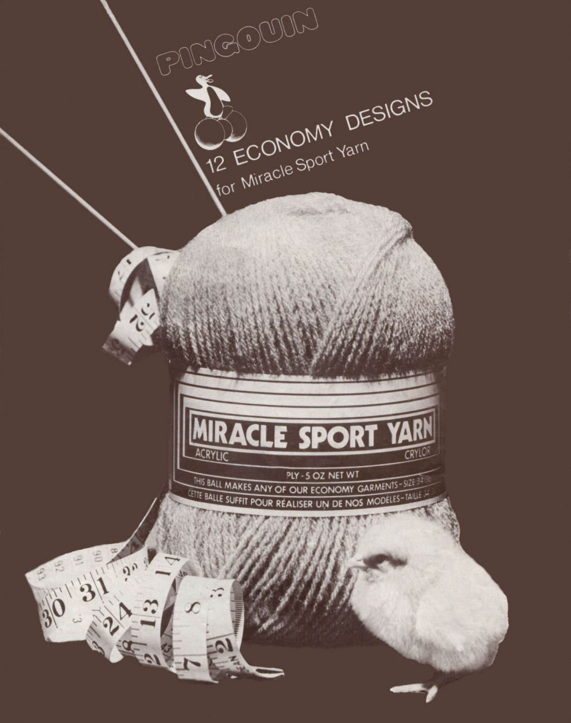 12 Economy Designs Vintage Knitting Crochet Patterns Book
