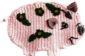 Pig Trivet or Pot Holder Crochet Pattern