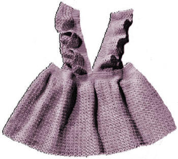 Girls Pinafore Jumper Crochet Pattern Sz 2 & 3
