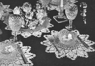 Pineapple Doily Crochet Pattern 14"