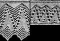 Pineapple Edging & Insertion Knitting Pattern