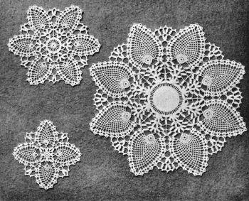 Pineapple Doily Table Setting Crochet Pattern