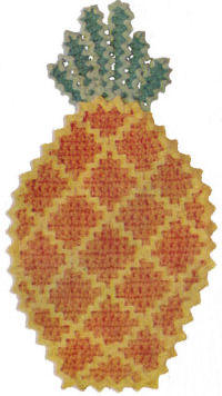 Pineapple Trivet or Pot Holder Crochet Pattern