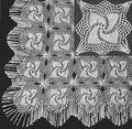 Pinwheel Motif Bedspread Crochet Pattern
