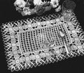 Lacet & Motif Place Mat Crochet Pattern