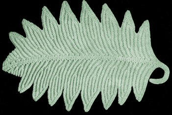 Fern Leaf Place Mat Crochet Pattern