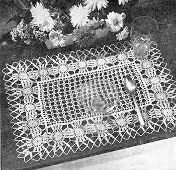 Lacy Place Mat Crochet Pattern