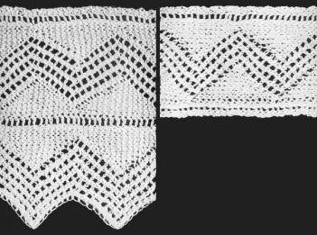 Point Edging & Insertion Knitting Pattern