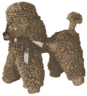 Poodle Dog Stuffed Toy Crochet Pattern