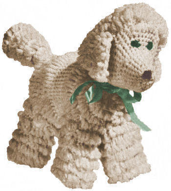 Loop Poodle Dog Stuffed Toy Crochet Pattern