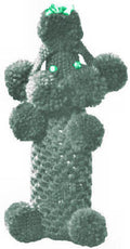 Poodle Bottle Cover or Cleanser Cover Knitting Pattern