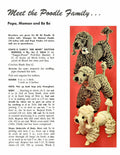 Poodle Family Dogs Crochet Pattern