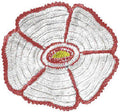 Poppy Trivet or Pot Holder Crochet Pattern