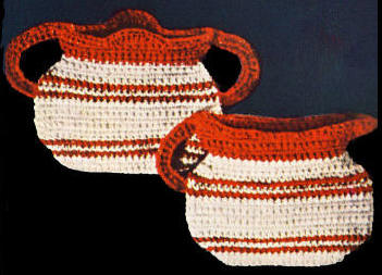 Sugar & Cream Trivets or Pot Holders Crochet Pattern