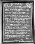 23rd Psalm Prayer Wall Hanging Filet Crochet Pattern