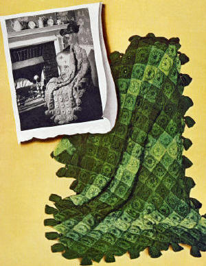 Puff Motifs Afghan Crochet Pattern