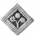Puff Posy Trivet or Pot Holder Crochet Pattern