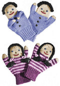 Children Puppet Mitts Knitting Pattern