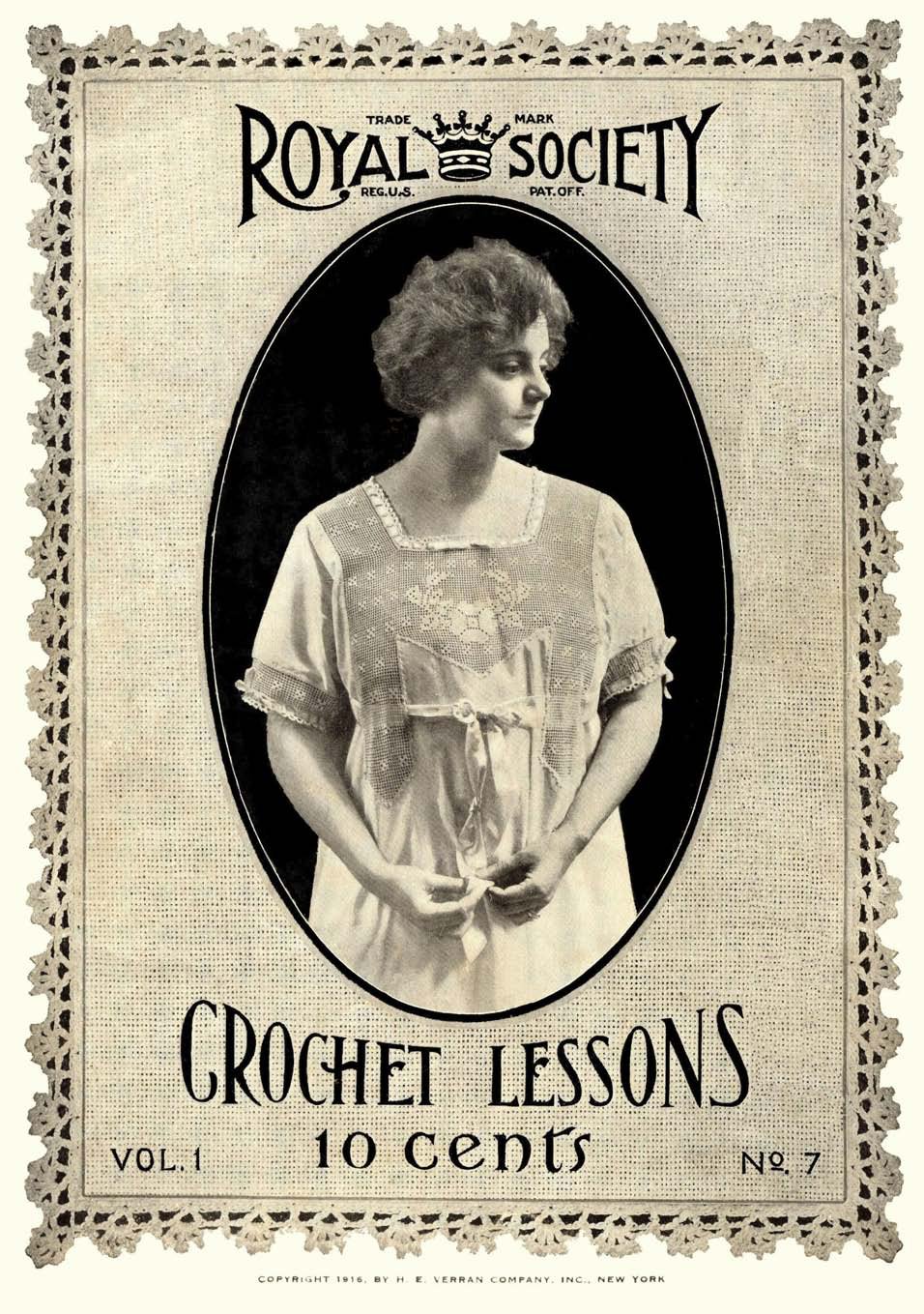 Royal Society Crochet Lessons No. 7