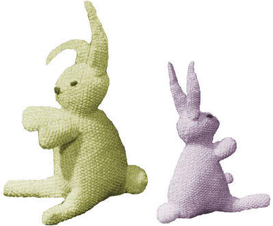 Rabbit & Baby Stuffed Toys Knitting Pattern