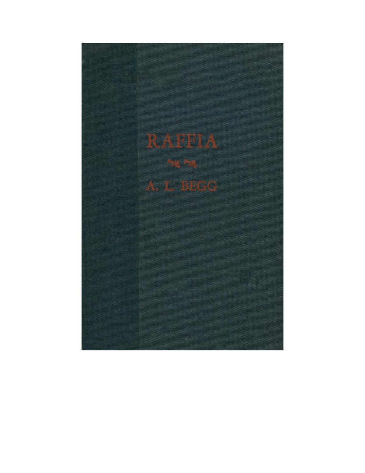Raffia Basketry Vintage Patterns Book