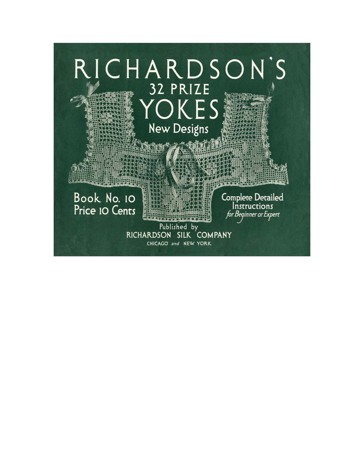 Richardson Yokes Vintage Crochet Patterns